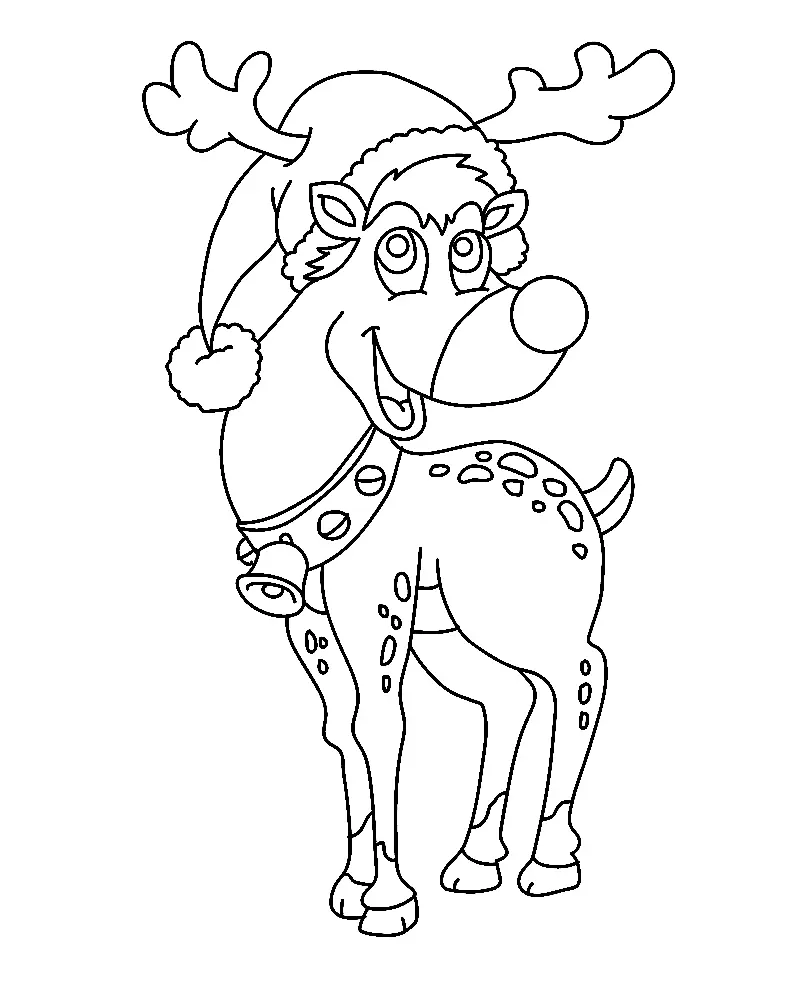 Rudolph Coloring Pages