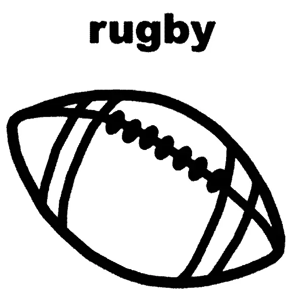 Rugby Coloring Pages