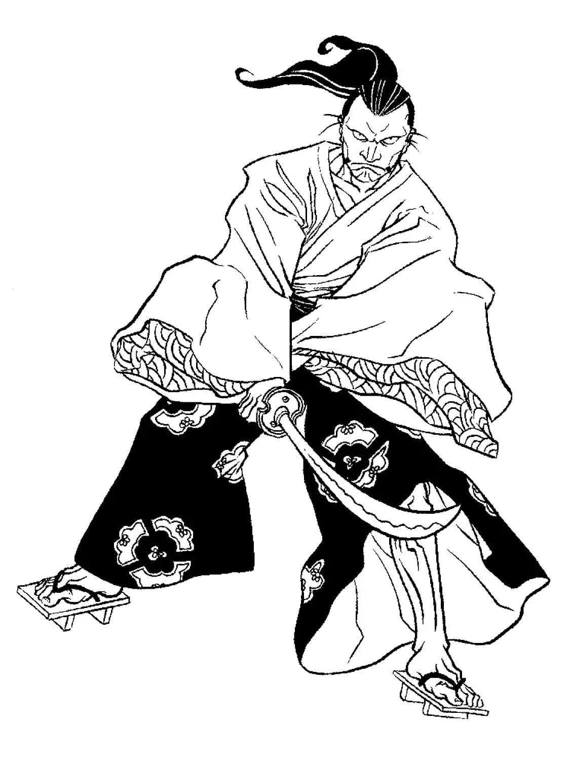 Samurai Coloring Pages