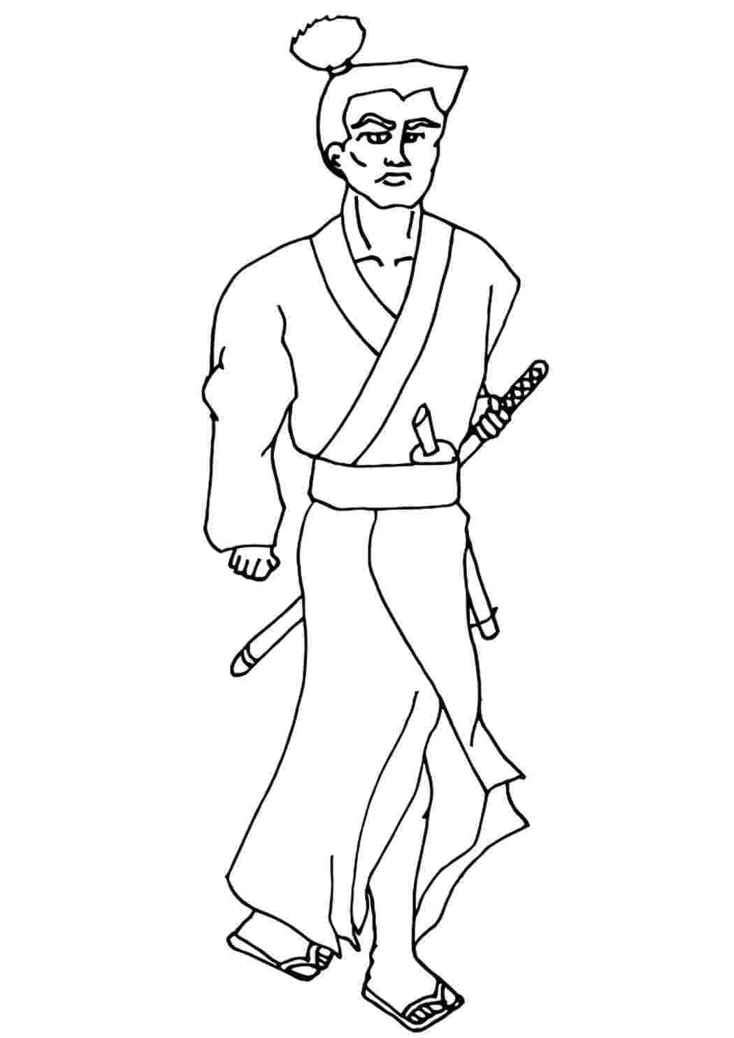 Samurai Coloring Pages