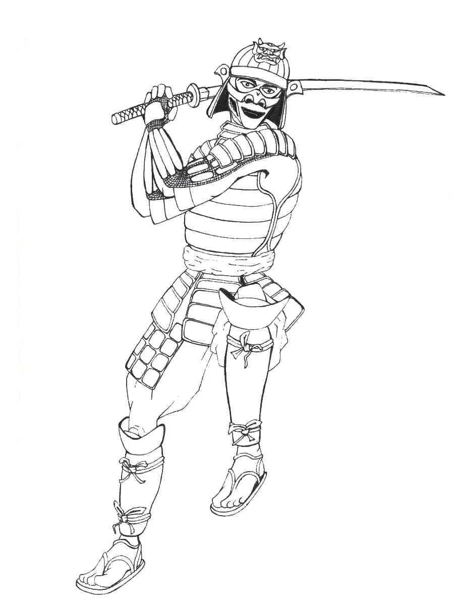 Samurai Coloring Pages