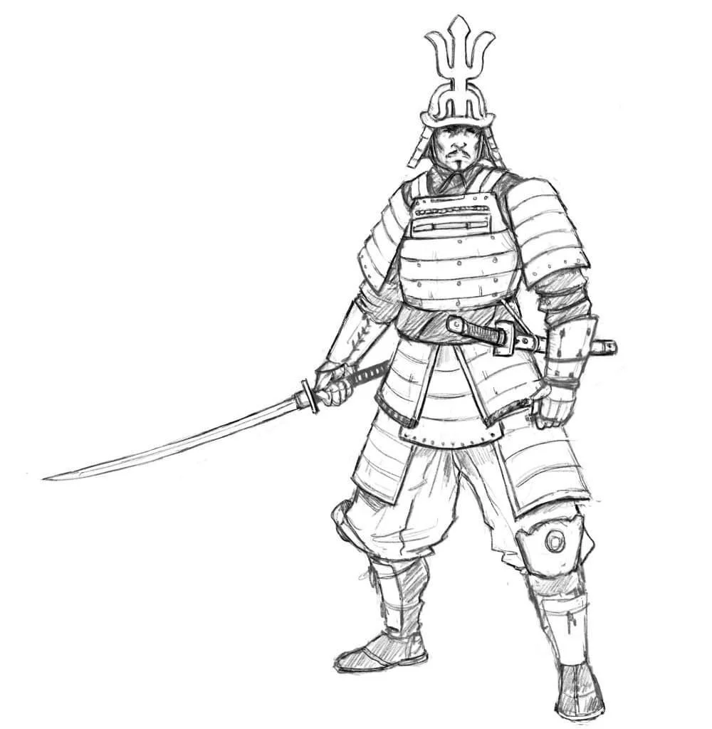 Samurai Coloring Pages