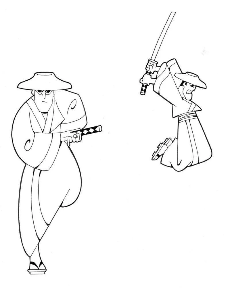 Samurai Coloring Pages