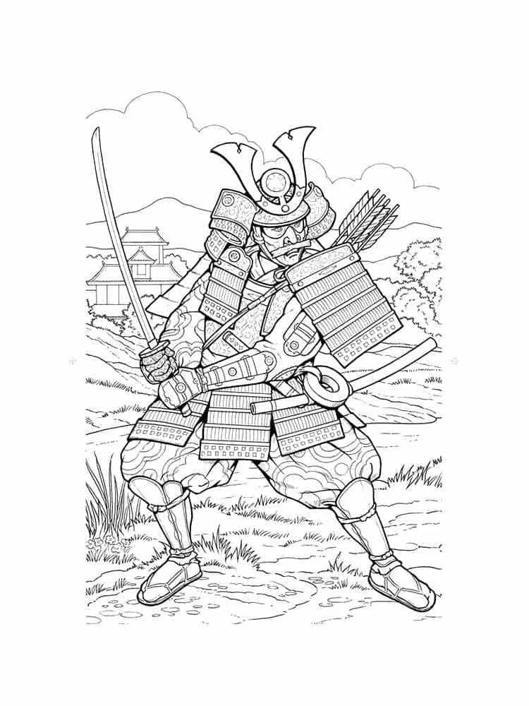 Samurai Coloring Pages