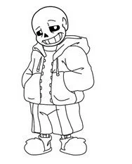 Sans Coloring Pages