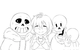 Sans Coloring Pages