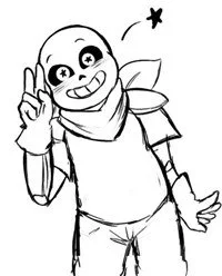 Sans Coloring Pages