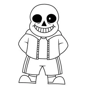 Sans Coloring Pages