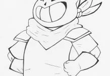 Sans Coloring Pages