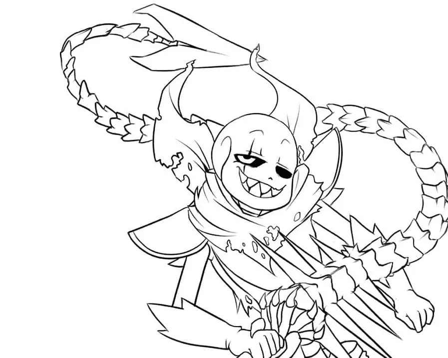 Sans Coloring Pages