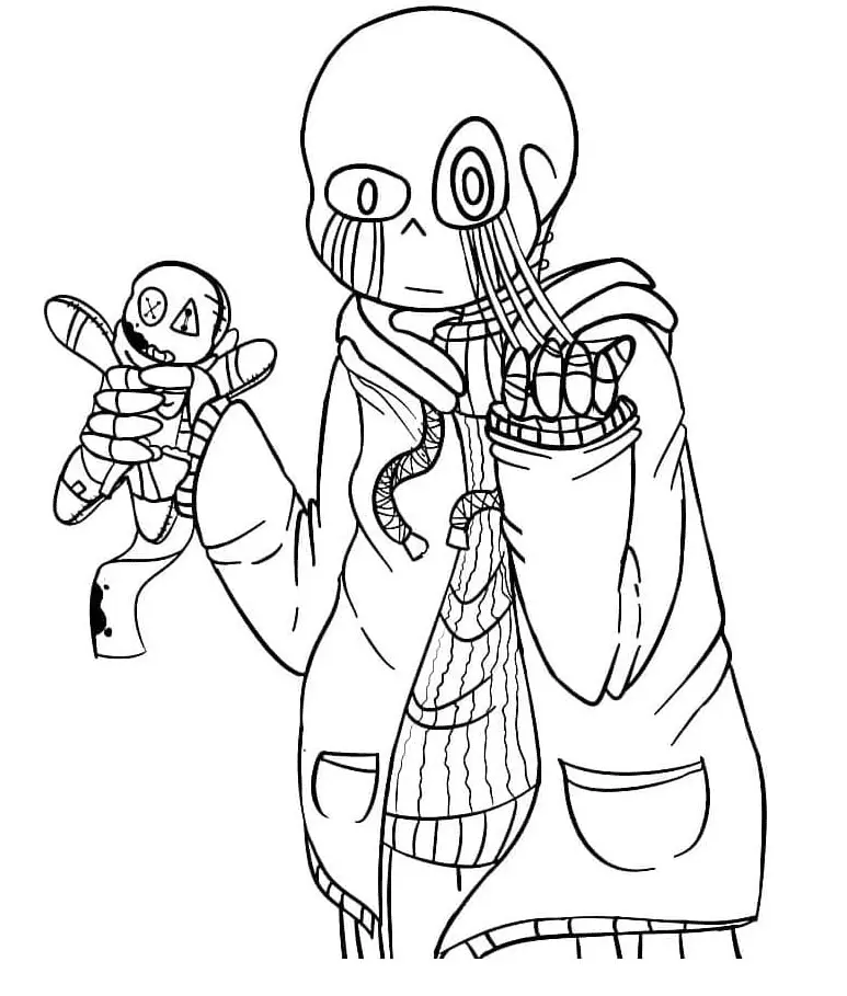 Sans Coloring Pages