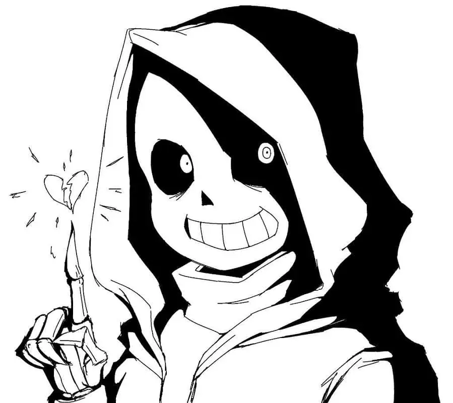 Sans Coloring Pages