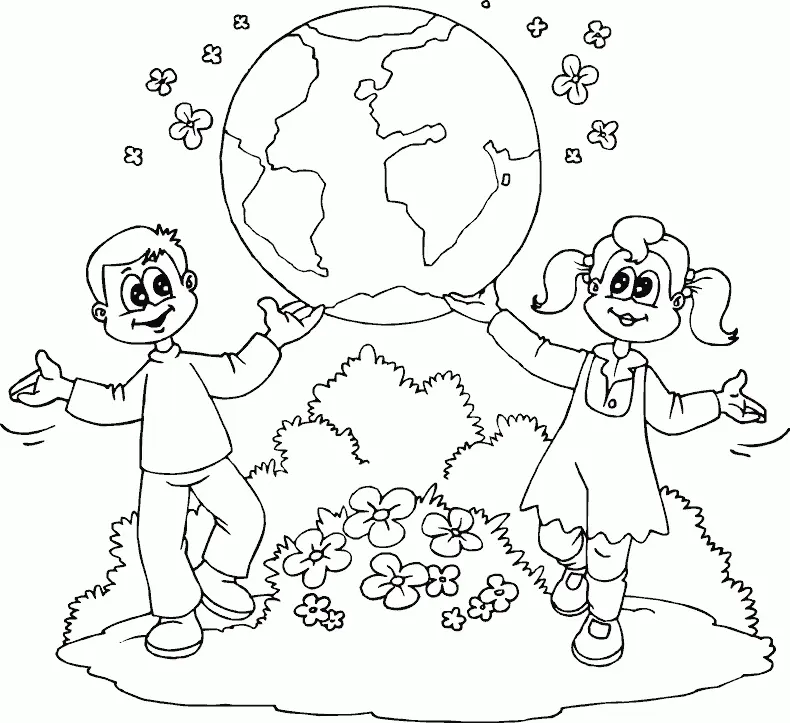 Save The Earth Coloring Pages