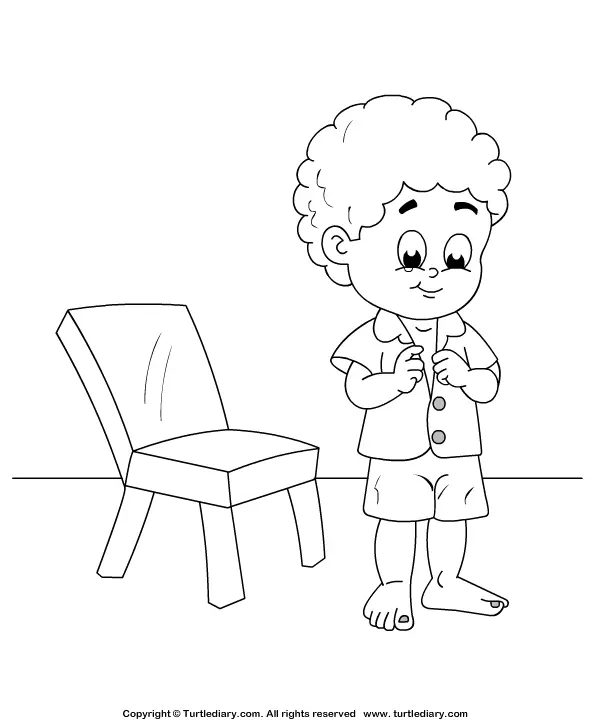 School Boy Coloring Pages