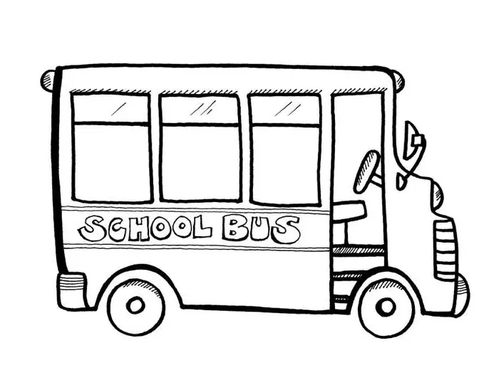School Bus Coloring Pages