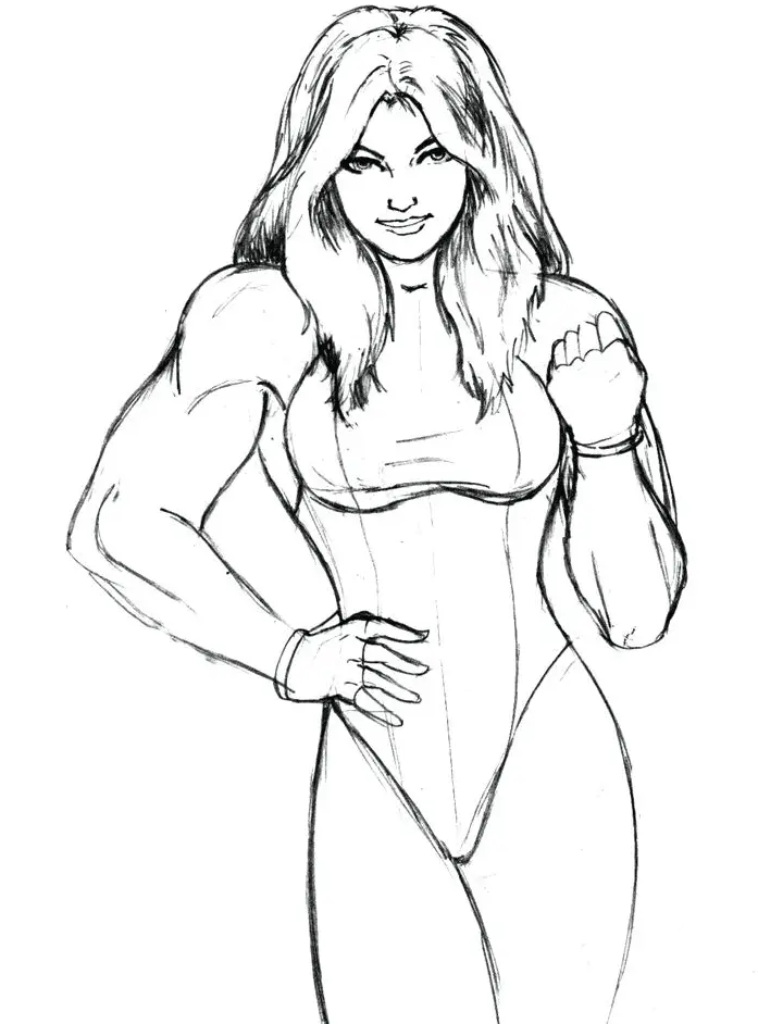 She Hulk Coloring Pages