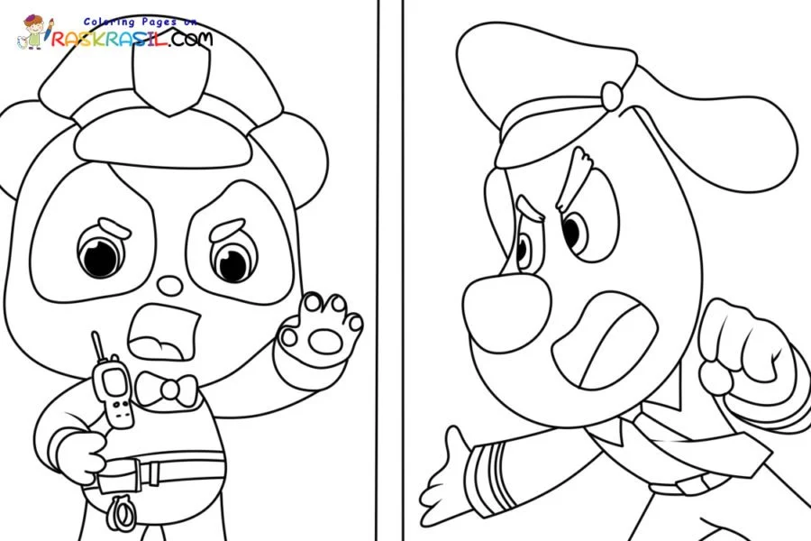 Sheriff Labrador Coloring Pages