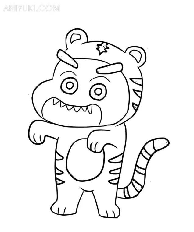 Shin chan Coloring Pages