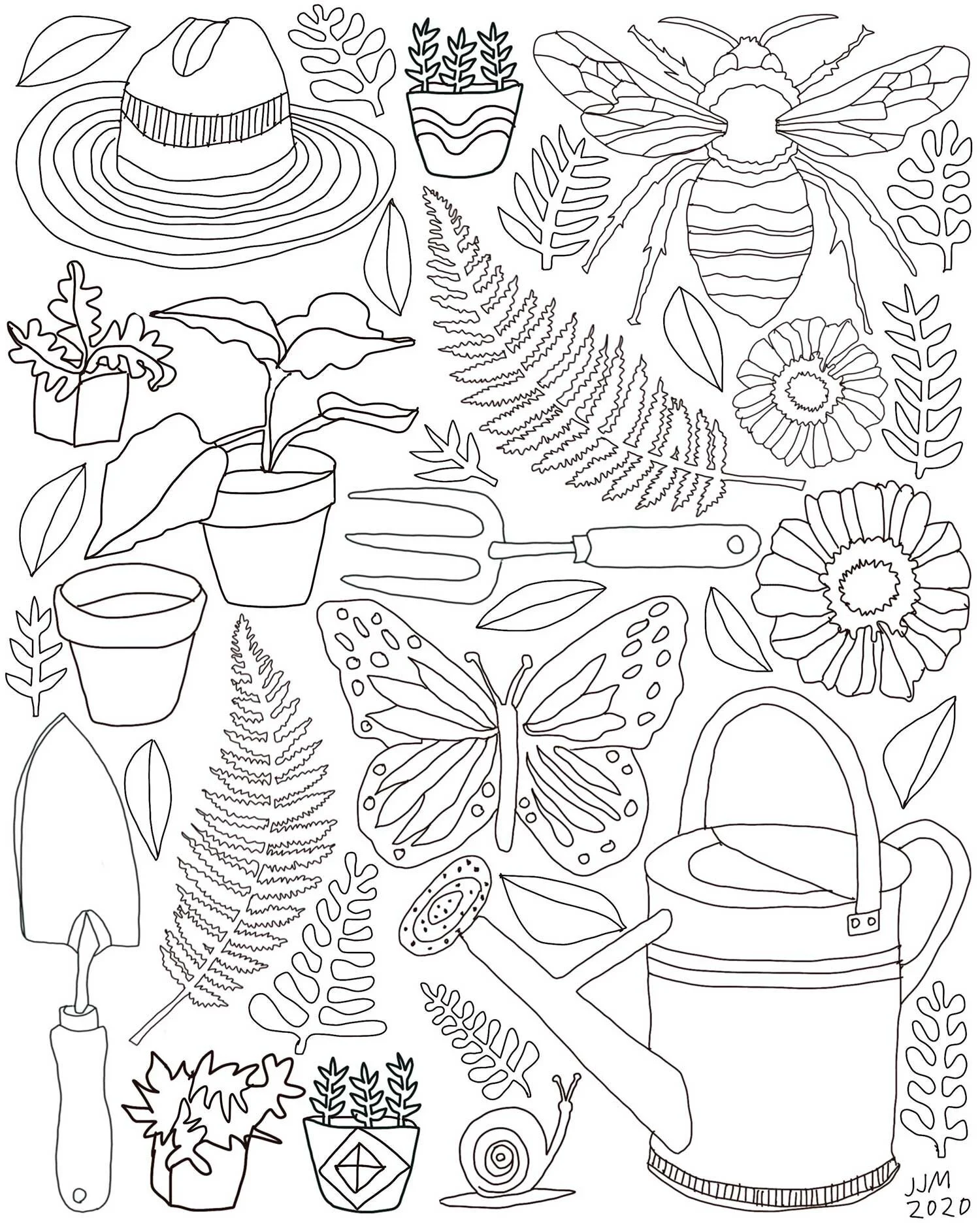 Skincare Coloring Pages