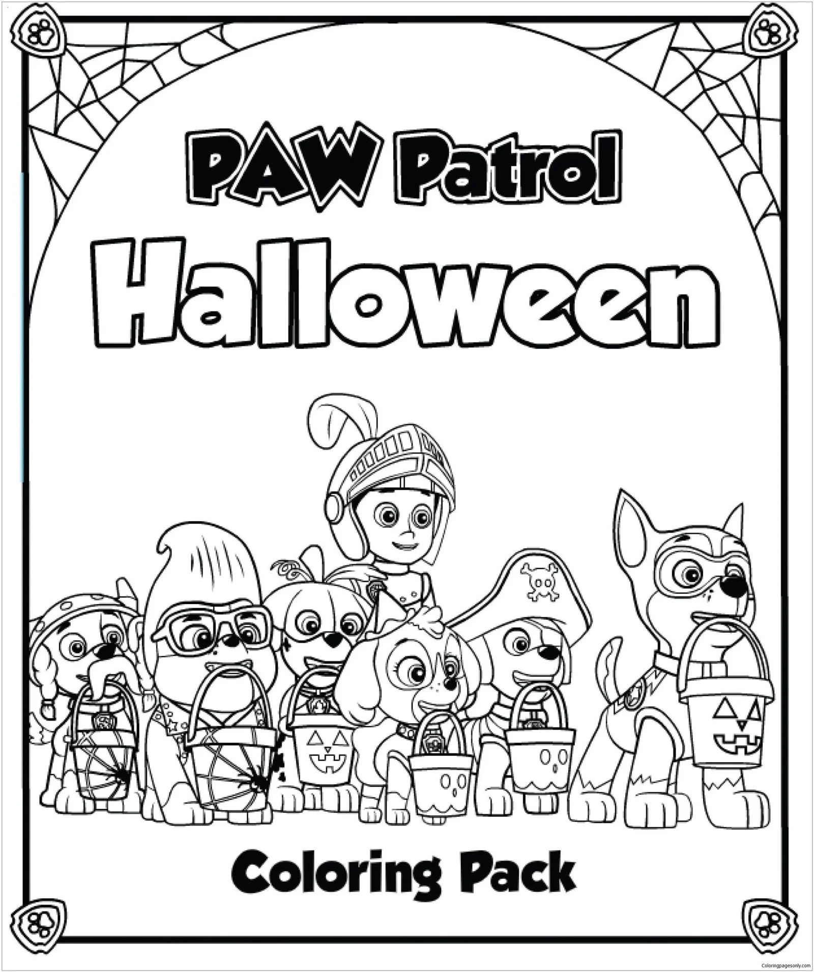 Skye Paw Patrol Coloring Pages