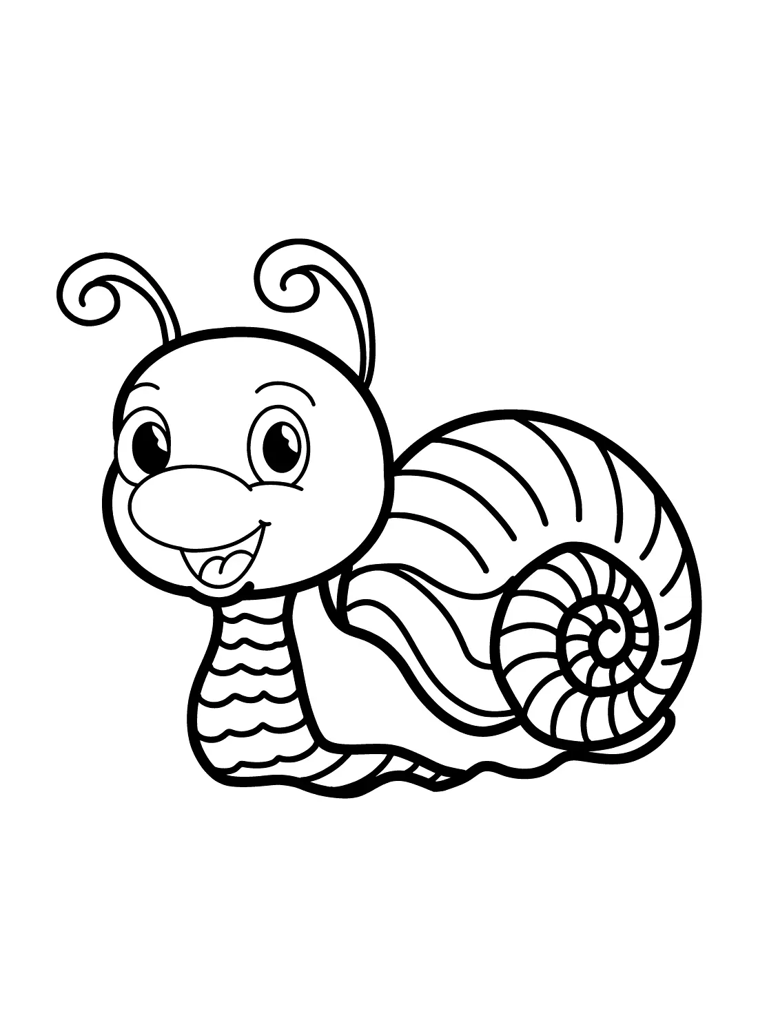 Snail Coloring Pages