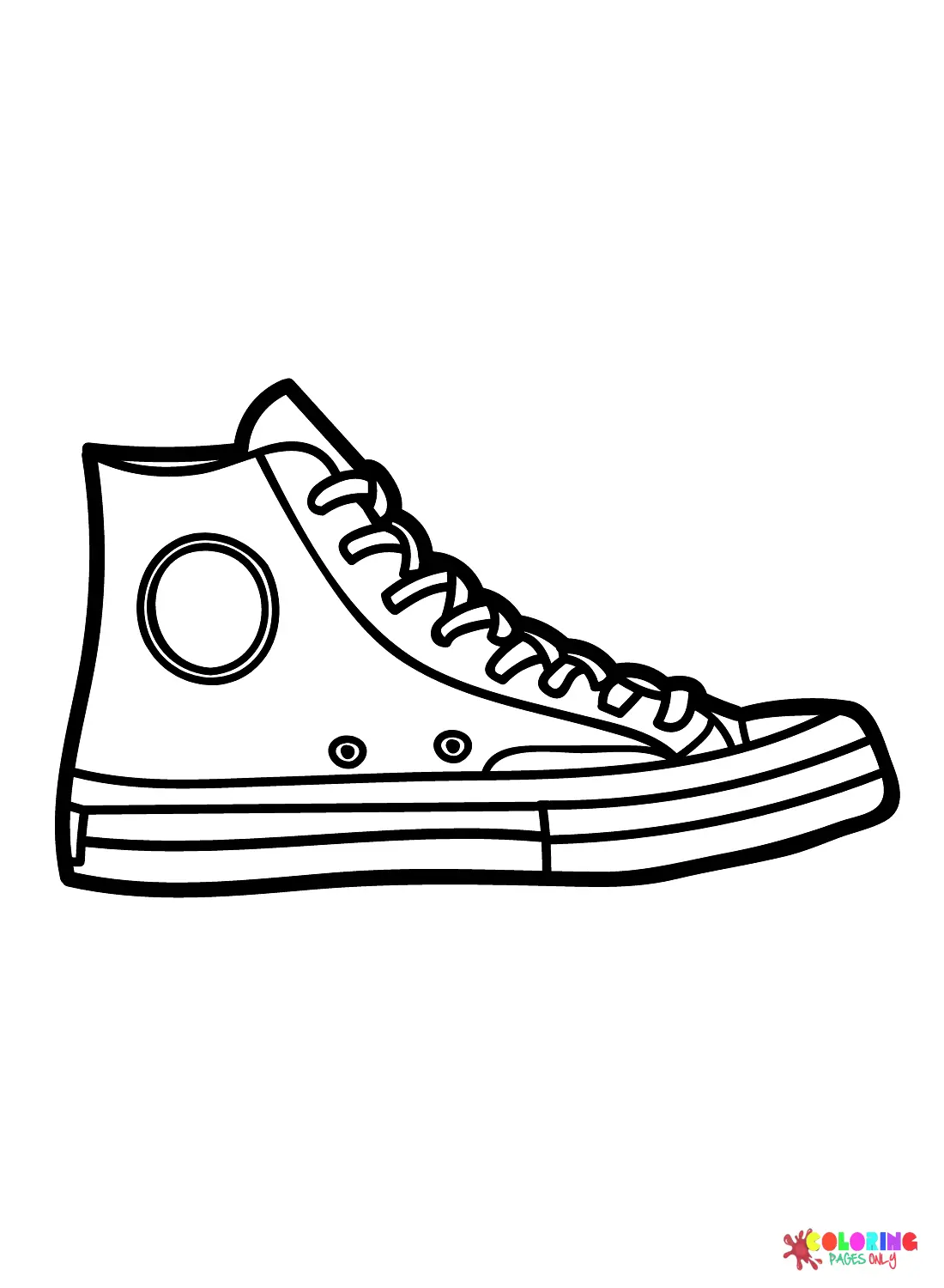 Sneaker Coloring Pages to Print - Free Printable Coloring Pages