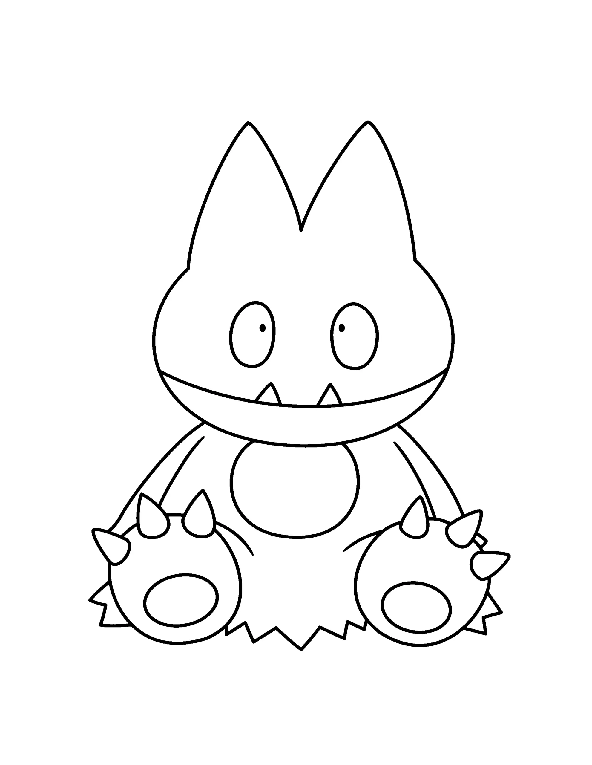 Snorlax Coloring Pages