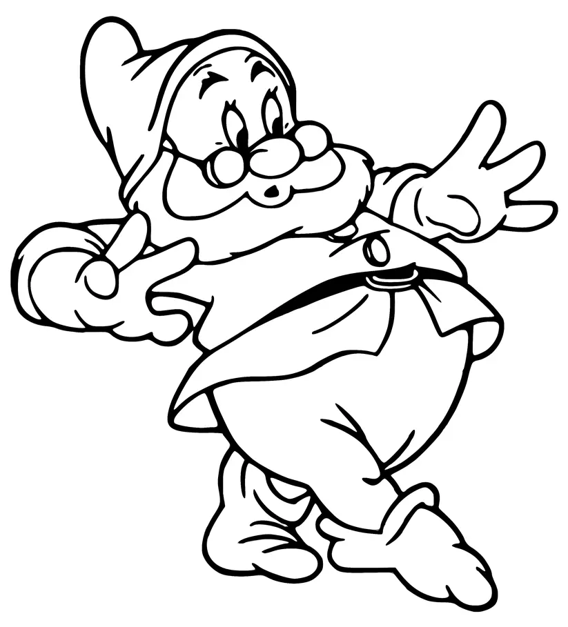 Snow White and the Seven Dwarfs Coloring Pages