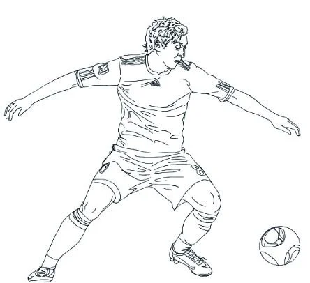 Soccer Players Coloring Pages