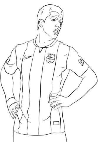 Soccer Players Coloring Pages