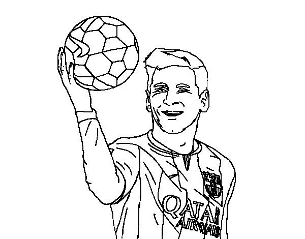 Soccer Players Coloring Pages