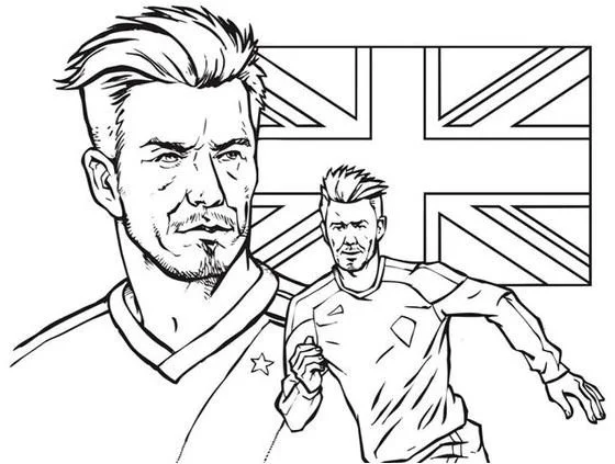 Soccer Players Coloring Pages