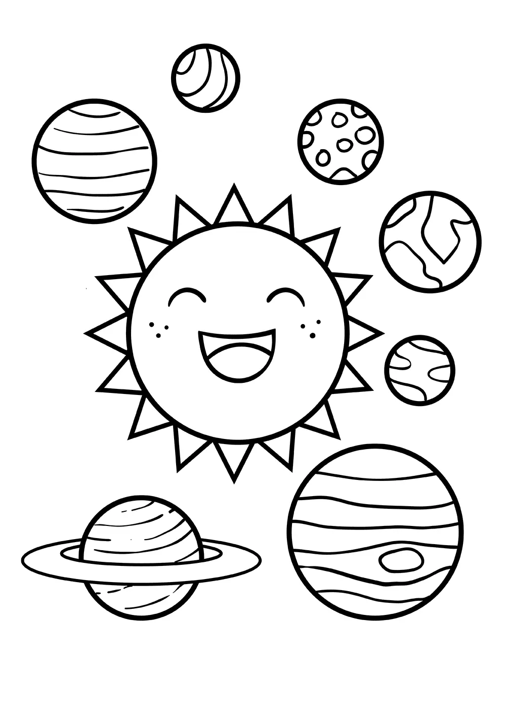 Solar System Coloring Pages