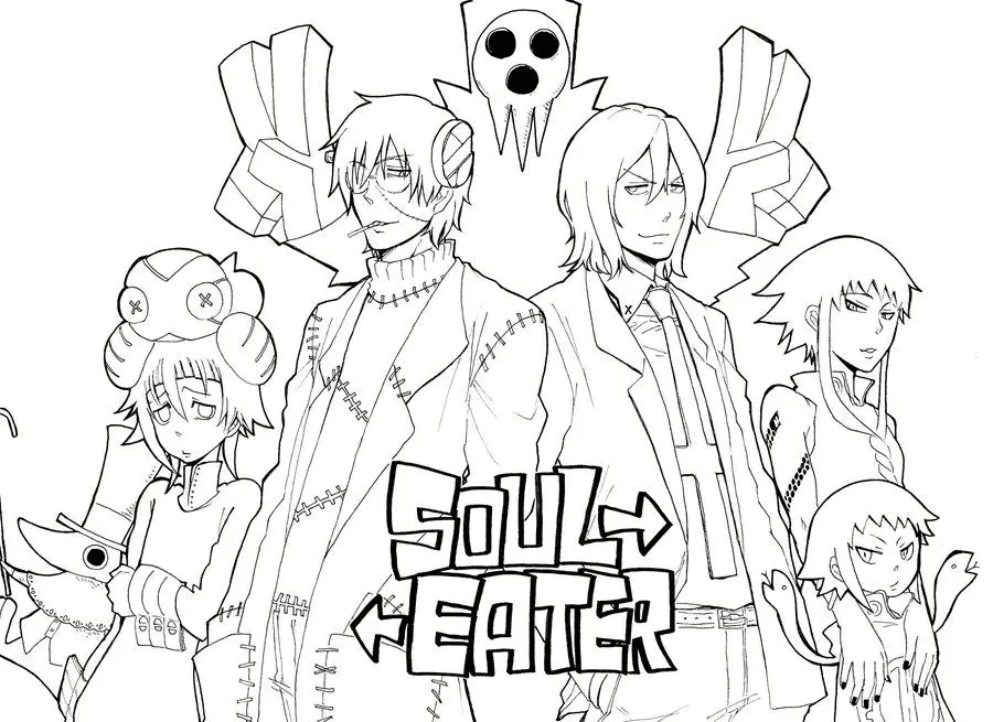 Soul Eater Coloring Pages