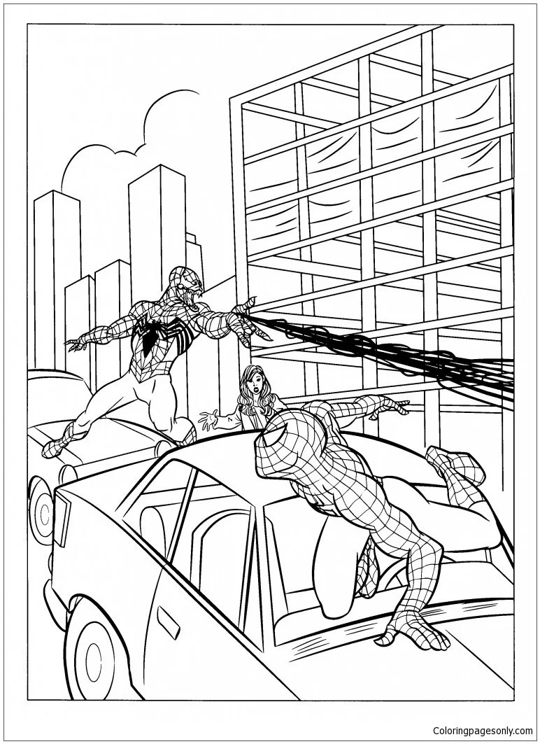 Spiderman Coloring Pages