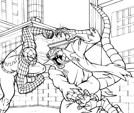 Spiderman Coloring Pages