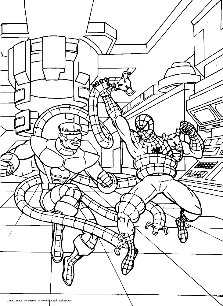 Spiderman Coloring Pages