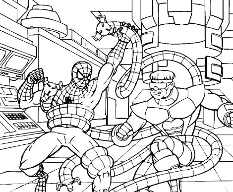 Spiderman Coloring Pages