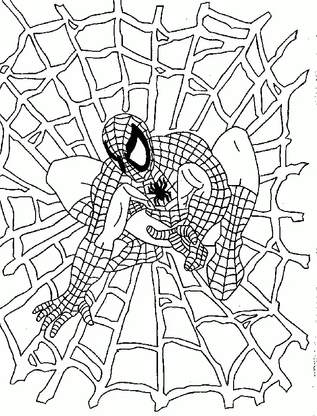 Spiderman Coloring Pages