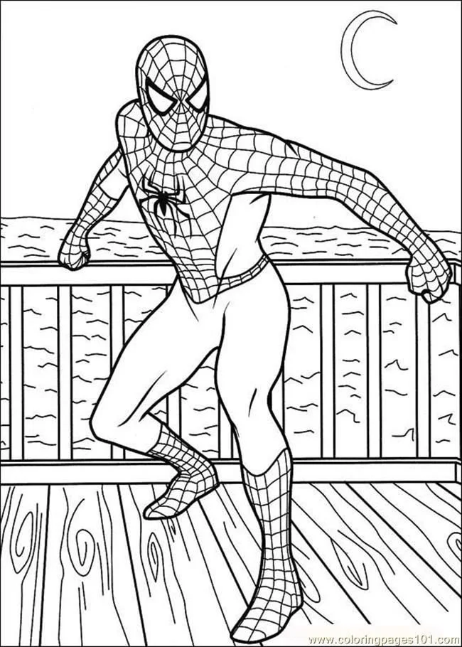 Spiderman Coloring Pages