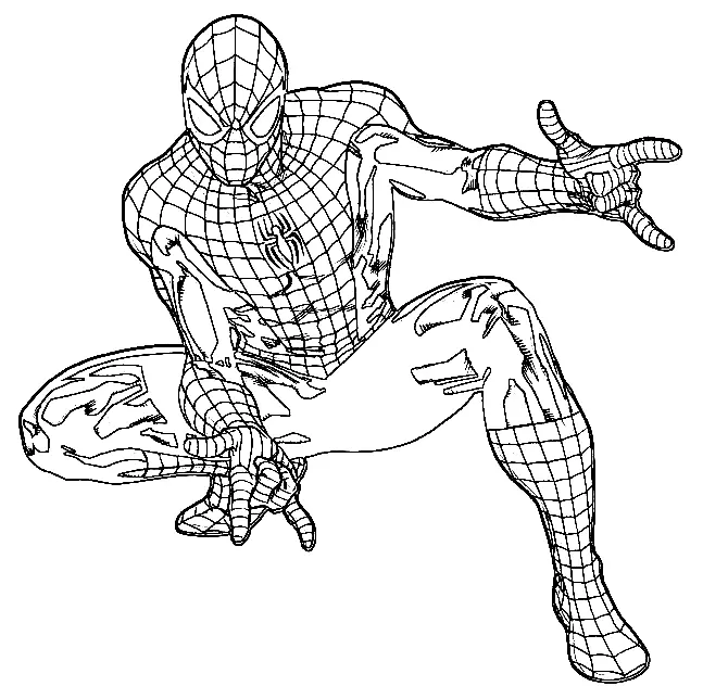 Spiderman Coloring Pages