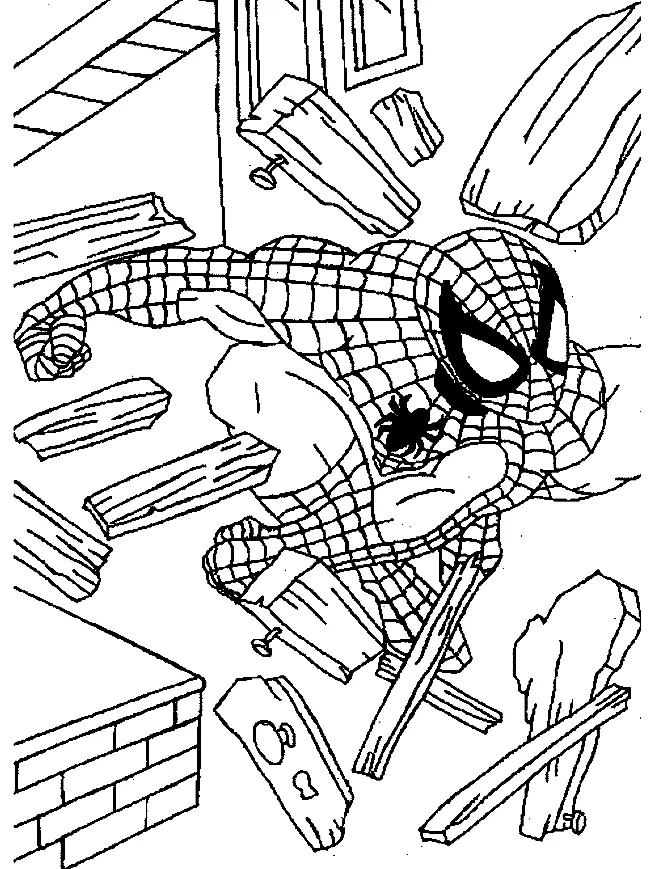 Spiderman Coloring Pages