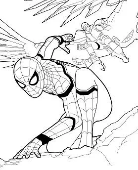 Spiderman Coloring Pages