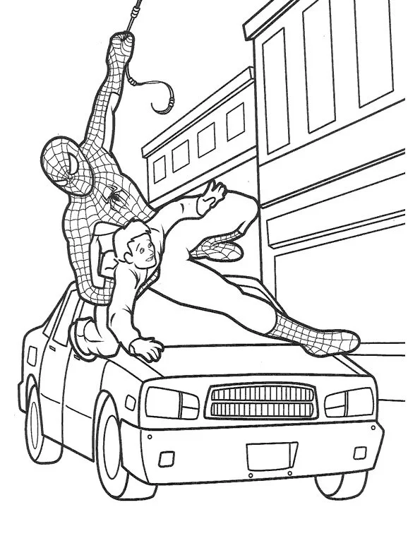 Spiderman Coloring Pages