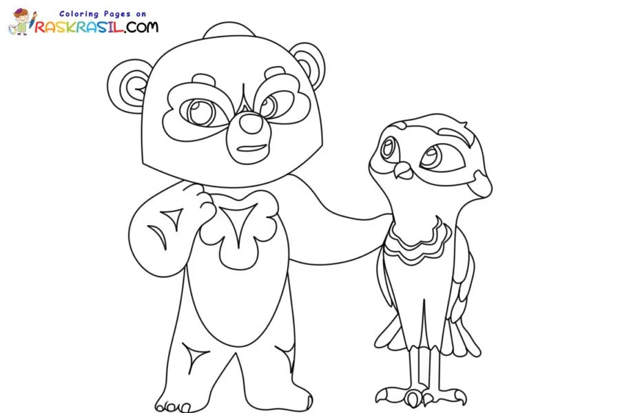 Spirit Rangers Coloring Pages