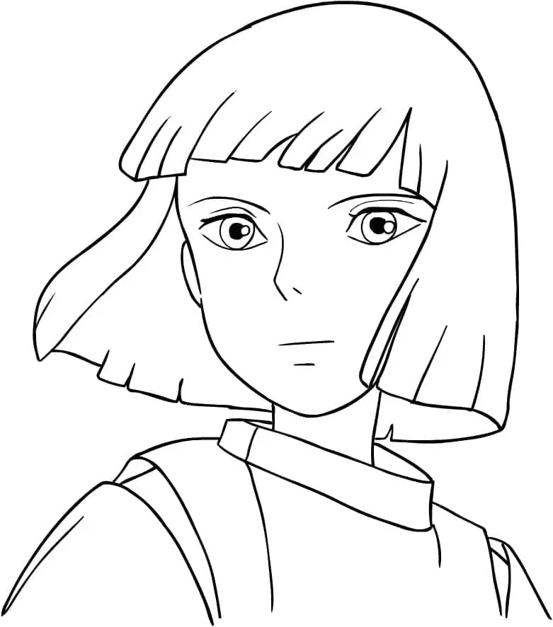 Spirited Away Coloring Pages
