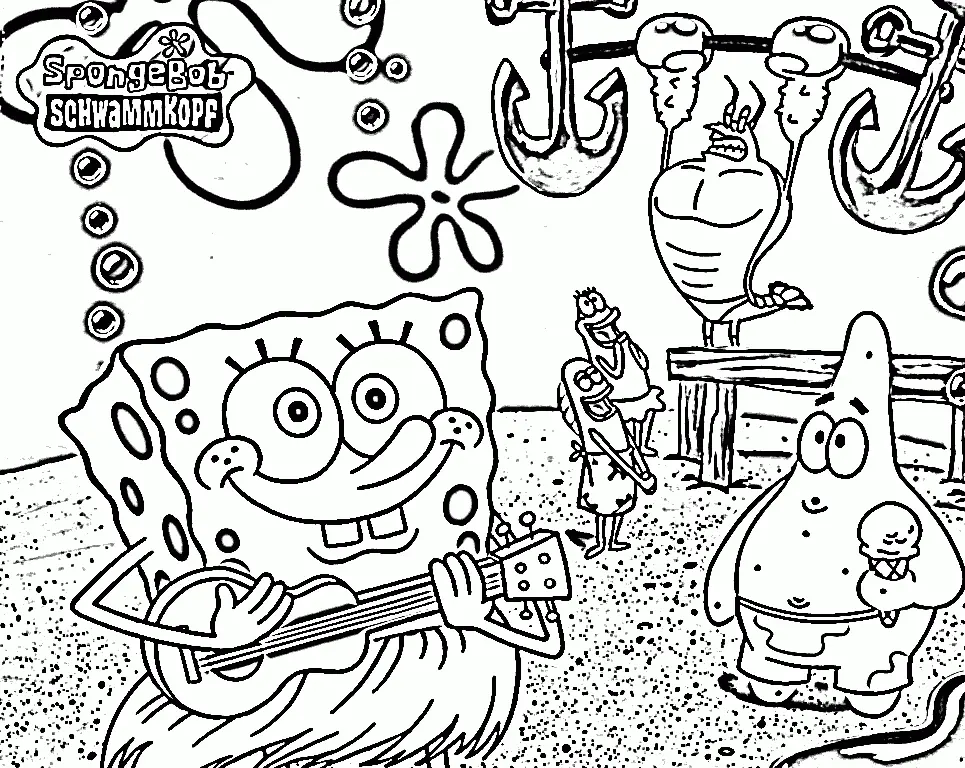 Spongebob Coloring Pages