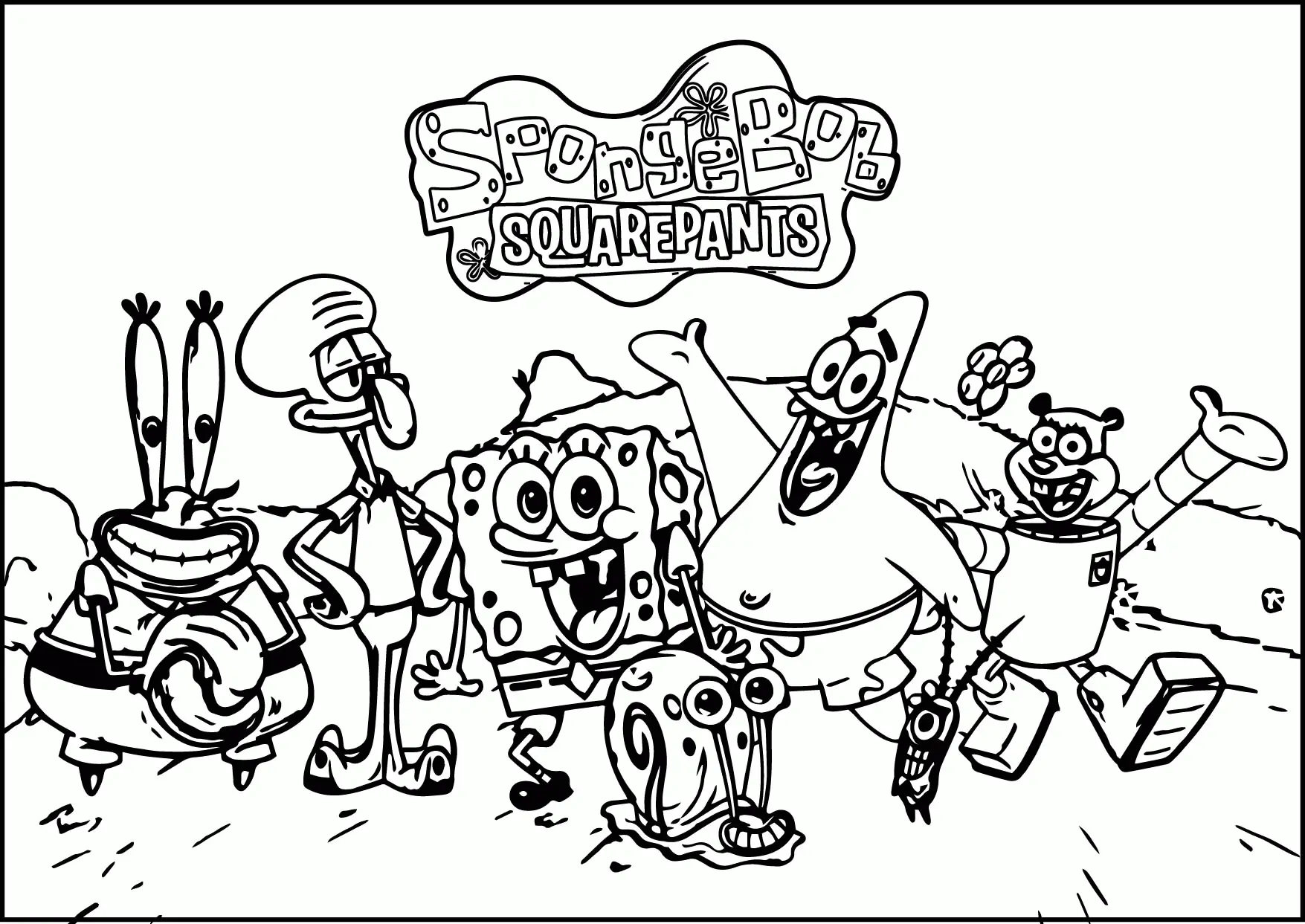 Spongebob Coloring Pages