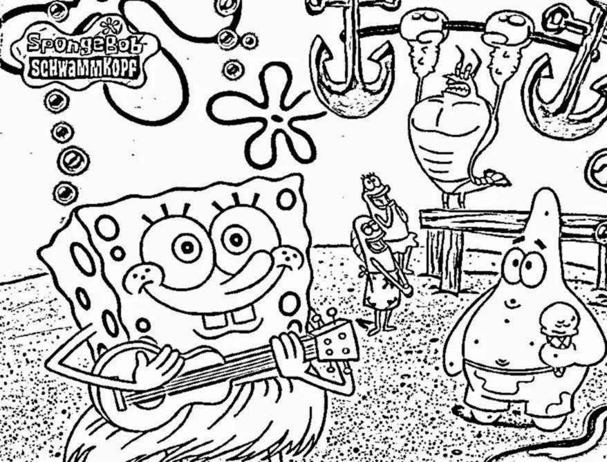 Spongebob Coloring Pages