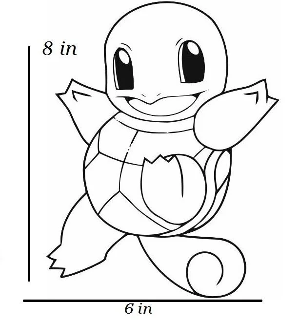 Squirtle Coloring Pages